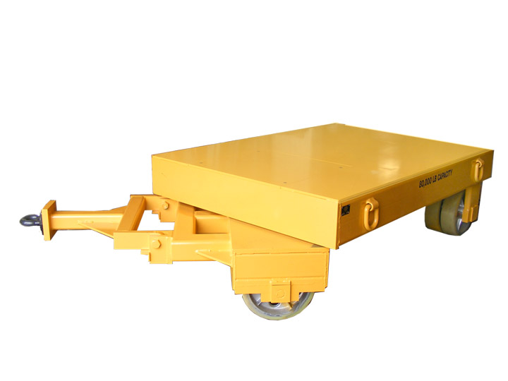 VALLEY CRAFT, 4,000 lb Load Capacity, 96 inx48 inx2 in, Four Wheel Steer  Industrial Trailer - 3PDP9